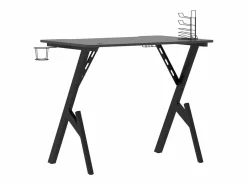 Garden Furniture Mesa Gaming|- Escritorio gaming con patas en forma de Y 90x60x75 cm