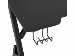 Garden Furniture Mesa Gaming|- Escritorio gaming con patas en forma de Y 90x60x75 cm