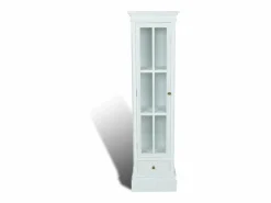 Garden Furniture Librería|- Estantería moderna con 3 estantes de madera blanca