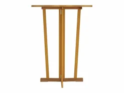 - Mesa de bar plegable madera maciza de teca 90x65x105 cm^Garden Furniture Clearance