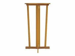 - Mesa de bar plegable madera maciza de teca 90x65x105 cm^Garden Furniture Clearance