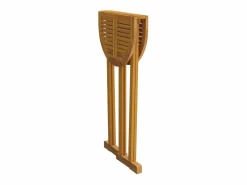 - Mesa de bar plegable madera maciza de teca 90x65x105 cm^Garden Furniture Clearance