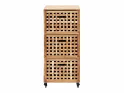 Garden Furniture Columna De Baño|- Mueble de baño madera maciza de nogal 41x41x91 cm