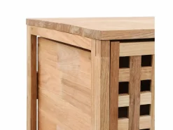 Garden Furniture Columna De Baño|- Mueble de baño madera maciza de nogal 41x41x91 cm