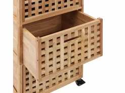 Garden Furniture Columna De Baño|- Mueble de baño madera maciza de nogal 41x41x91 cm