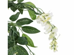 Planta Artificial|Glicina artificial 840 hojas 150 cm y blanco