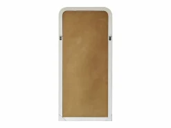 OZAIA Gran espejo de madera de paulownia - L. 80 x H. 180 cm - mate - HELOISE Blanco Sale