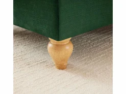 DripeX Gran Sofá 2 Plazas Chenille - Con Funda Extraíble y 2 Cojines - 194x83.5x93cm - Verde Sale