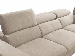 Gran sofá cama rinconera derecha de terciopelo SEPINA de Pascal Morabito^Vente-unique Outlet