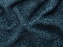 Vente-unique Gran sofá cama rinconera panorámico de 7 plazas en tela texturizada DAVISO Azul Best