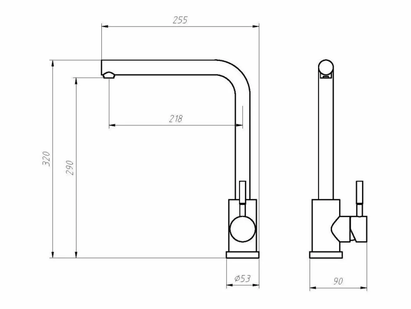 Vente-unique Grifo De Cocina|Grifo de cocina de acero inoxidable - - ROFILA