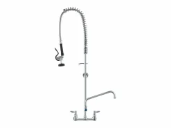 Grifo De Cocina|Grifo de Cocina, SucceBuy Grifo de Fregadero de Cocina de Montaje en Pared con Rociador de Prelavado, 120 cm de Altura