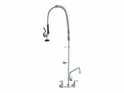 Grifo De Cocina|Grifo de Cocina, SucceBuy Grifo de Fregadero de Cocina de Montaje en Pared con Rociador de Prelavado, 120 cm de Altura