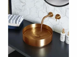 Rea Grifo Empotrado Oculto Lungo Brush Copper + Box Cobrizo Outlet