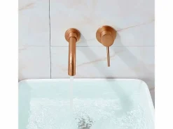 Rea Grifo|Grifo Empotrado Oculto Lungo Long Brush Copper + Box