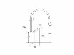 MIRLO Grifo lavabo giratorio monomando CALGARY 38 oro cepillado Dorado Online