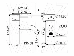 Grifo lavabo monomando PRAGA mate^Valaz Clearance