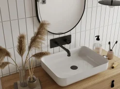 Shower & Design Grifo mezclador mecánico encastrable, mate, KAZANKA Negro Clearance