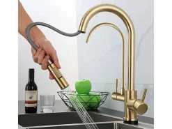 Rea Grifo|Grifo Para Cocina Eco Fresh Brush Gold
