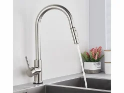 Rea Grifo Para Cocina Fresh Brush Nickel Gris Clearance