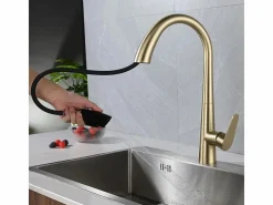 Grifo Para Cocina Js-K087Bg Ross Brush Gold^Rea Best