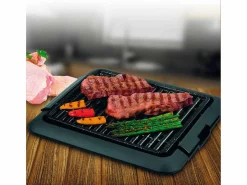 Plancha Cocina|Grill eléctrico BN3673 parrilla antiadherente 1250W