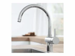 Minta mezclador de cocina con caño alto cromado^GROHE New