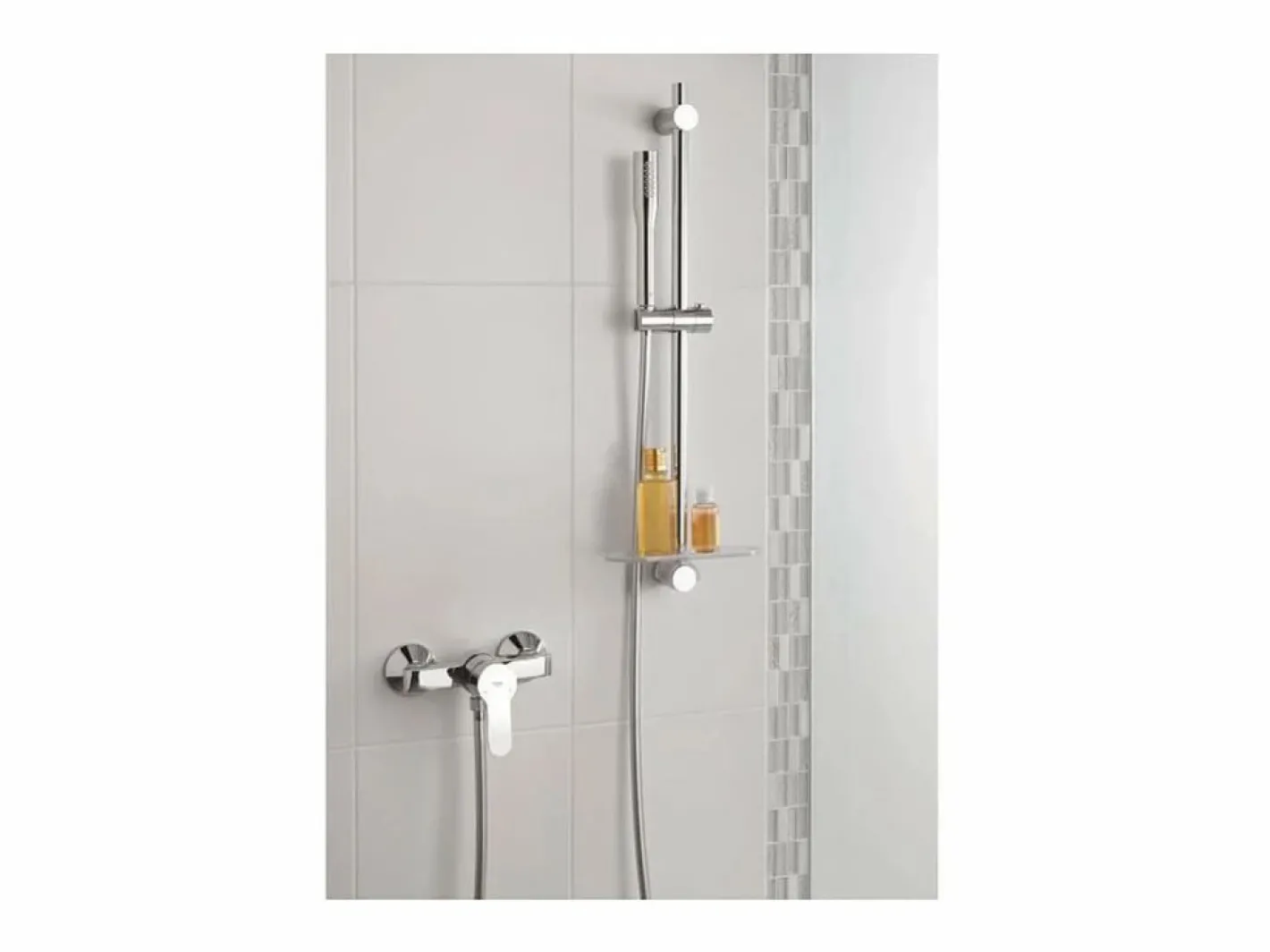 GROHE Quickfix Vitalio Get Stick Alcachofa de ducha Gris claro Online