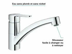 Start Eco Quickfix grifo de cocina con caño bajo^GROHE Discount