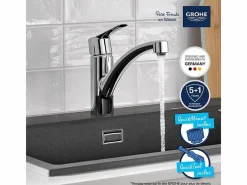 GROHE Grifo De Cocina|Start grifo de cocina caño bajo 2021 cromo