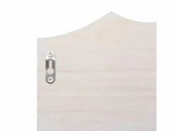 Garden Furniture Gryfel Perchero de pared de madera 50x10x23 cm Blanco Online
