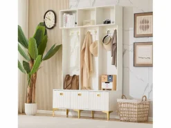 Guardarropa de entrada moderno - con perchero y zapatero -^ModernLuxe Online
