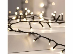 Ledkia Guirnalda Cable LED Classic 35m 3000K Blanco Cálido Negro New