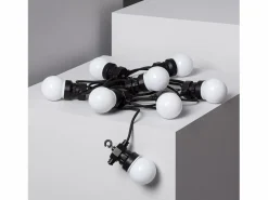 Ledkia Guirnalda Luminosa|Guirnalda de Bombillas LED Solar Exterior Kuiper 7m