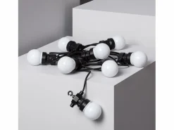 Ledkia Guirnalda Luminosa|Guirnalda de Bombillas LED Solar Exterior Kuiper 7m