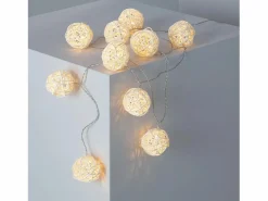 Ledkia Guirnalda Luminosa|Guirnalda de Luces LED Bhala 1,6m 3000K Blanco Cálido