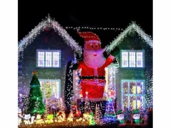 Guirnalda de luces LED de 100 m y 600 luces LED para bodas, carnavales, exteriores, interiores y jardines, multicolor^ New