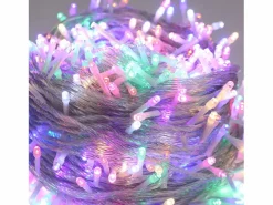 Guirnalda de luces LED de 100 m y 600 luces LED para bodas, carnavales, exteriores, interiores y jardines, multicolor^ New