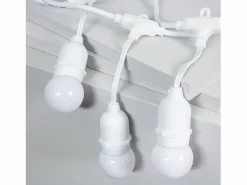 Guirnalda Exterior con Bombillas LED E27 5.5m IP65 Blanco Blanco^Ledkia New
