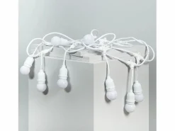 Guirnalda Exterior con Bombillas LED E27 5.5m IP65 Blanco Blanco^Ledkia New
