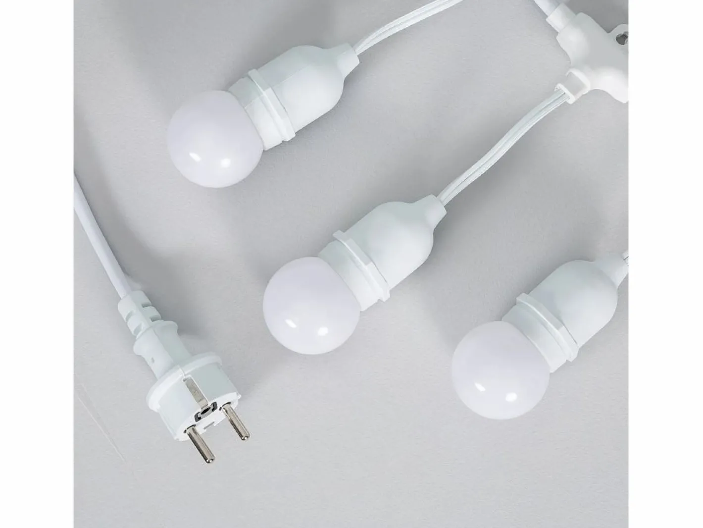 Guirnalda Exterior con Bombillas LED E27 5.5m IP65 Blanco Blanco^Ledkia New