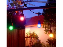 Guirnalda Exterior con Bombillas LED E27 5.5m IP65 Negro Verde^Ledkia Hot