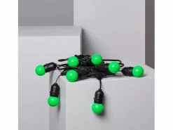 Guirnalda Exterior con Bombillas LED E27 5.5m IP65 Negro Verde^Ledkia Hot
