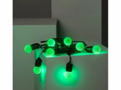 Guirnalda Exterior con Bombillas LED E27 5.5m IP65 Negro Verde^Ledkia Hot