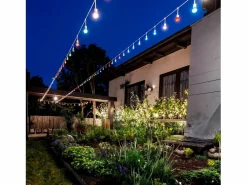 Ledkia Guirnalda Exterior con Bombillas LED E27 5.5m IP65 Blanco Rosa Multicolor Best