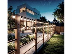 Guirnalda Exterior con Bombillas LED B22 Filamento A60 10m IP44 4000K Blanco Neutro^Ledkia Best