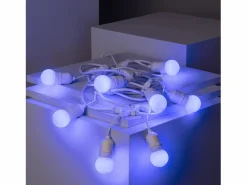 Ledkia Guirnalda Exterior con Bombillas LED E27 5.5m IP65 Blanco Azul Multicolor Hot