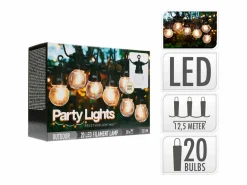 Guirnalda Exterior LED de 20 Bombillas Benicadell 12.5m Cálido 2700K^Ledkia Best