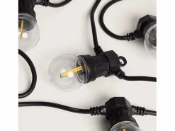Guirnalda Luces Exterior Easyfit 12VAC con 10 Bombillas 5.65m 2700K Blanco Cálido^Ledkia New