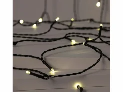 Guirnalda Solar Exterior Cable LED 22m 3000K Blanco Cálido^Ledkia New